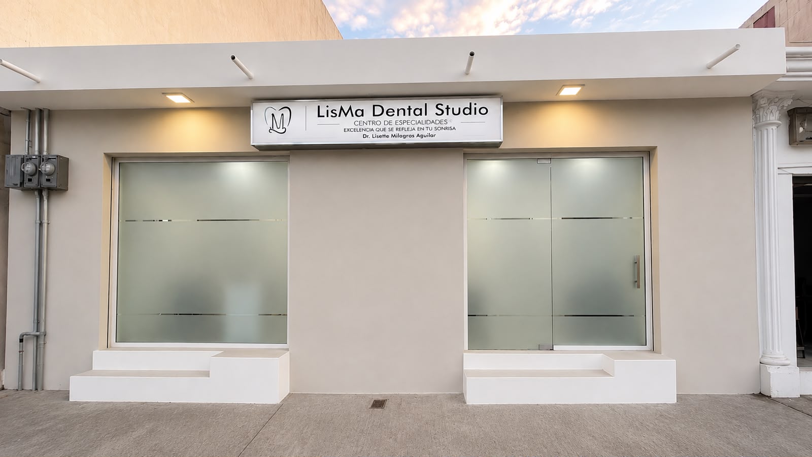 Fachada de LisMa Dental Studio, centro de especialidades en Guayaquil